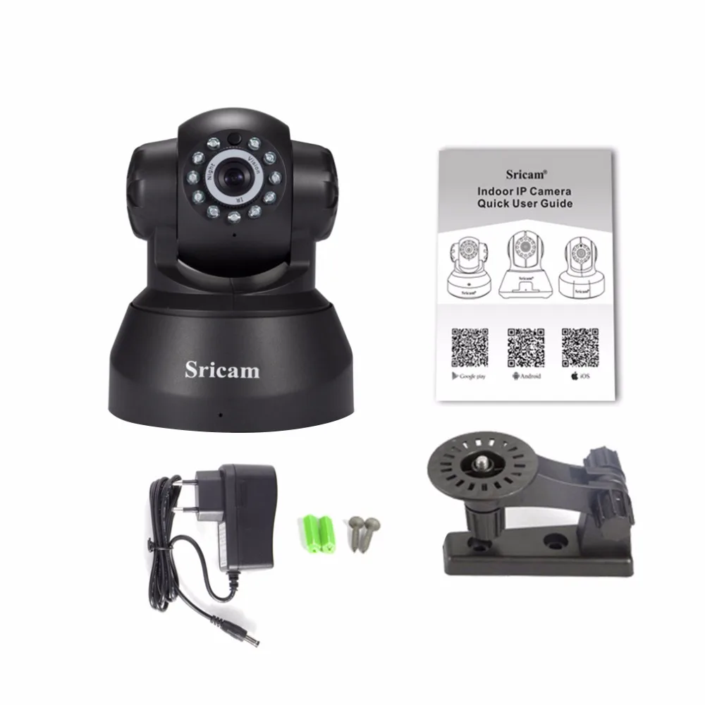 Sricam SP012 720P Беспроводная ip-камера мини-камера ONVIF домашняя камера беспроводной связи wifi панорамирование/наклон наблюдения P2P Детский Монитор 1,0 МП