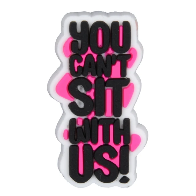 1Pcs Cool Words Doing Great Girls Croc Charms Shoes Accessories PVC JIBZ Buckle Charm for Croc Decorations Kids Party Gifts p6038