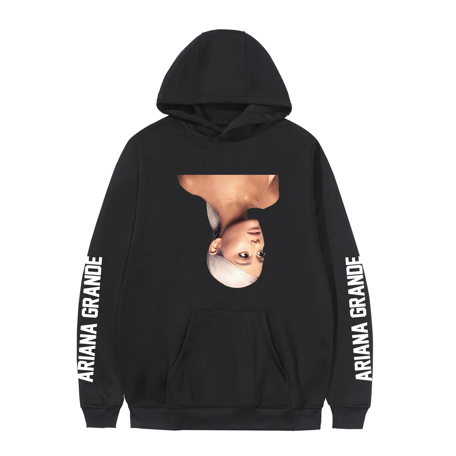 Ariana Grande пуловер топы для девочек Толстовка Kawaii с капюшоном женские толстовки в стиле Харадзюку хип-хоп толстовки с принтом Одежда больших размеров