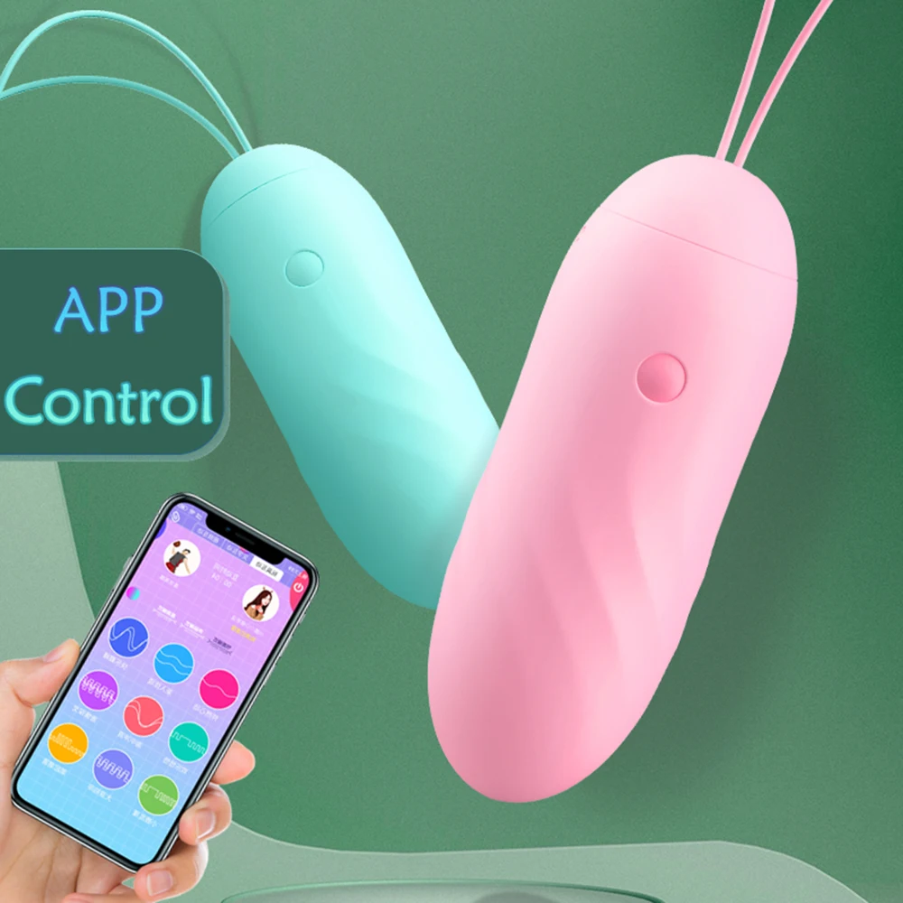 App Control Jumping Egg Vibrators Woman Masturbation Kegel Ball Vagina Balls Female Sex Masturbator Clitoris Stimulator Massager | Красота и