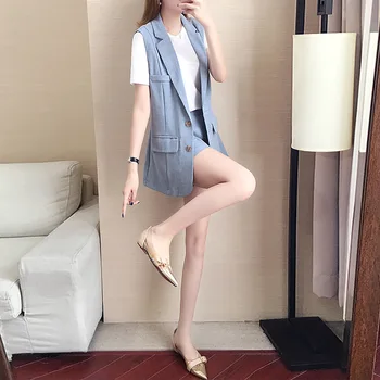 

Occupation Shorts Suit Suit Two Piece Goddess Fan Temperament Suit Plus T Shirt Three-piece Set Female 1905