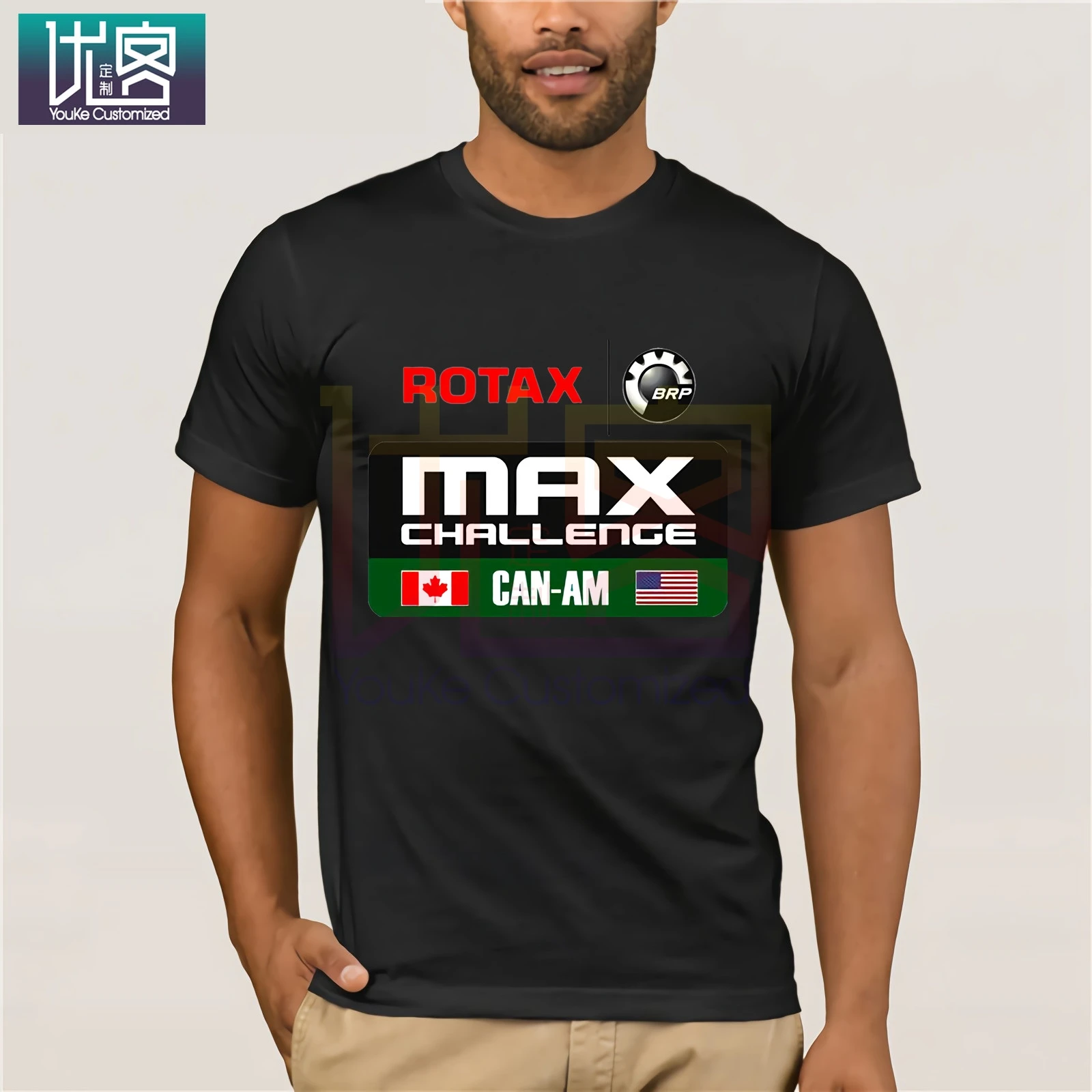

2018 New Arrival women'S Fashion White Tshirt Rotax Can-Am ProKart Challenge Tshirt HOT USA Funny Tees Cotton Tops T Shirt