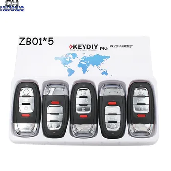 

5PCS*KEYDIY Universal Smart Key ZB01 for KD-X2 Car Key Remote Replacement Fit More than 2000 Models