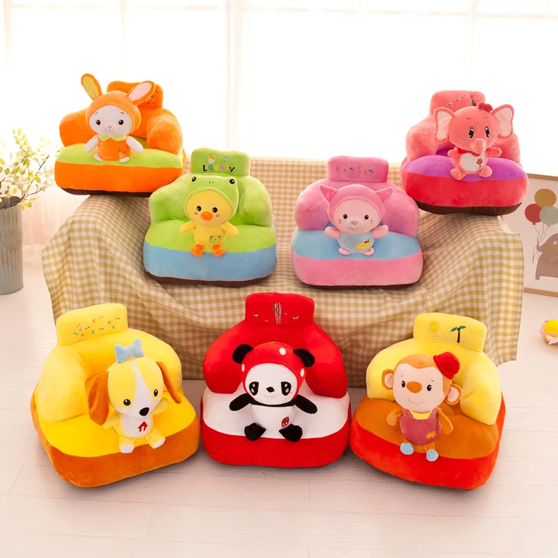 New Style Cartoon Children Learning Seat Plush Toys Kids' Sofa Douyin Hot Selling See Baby Useful Product New Style Cartoon Children Learning Seat Plush Toys Kids' Sofa Douyin Hot Selling See Baby Useful Product
