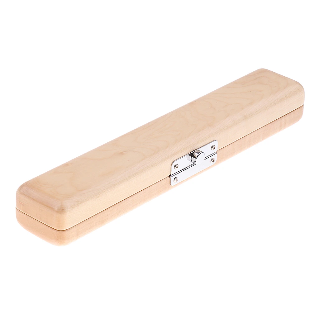 Flute Head Wooden Storage Box Carrying Case Flutes Accessories - Цвет: Burlywood color