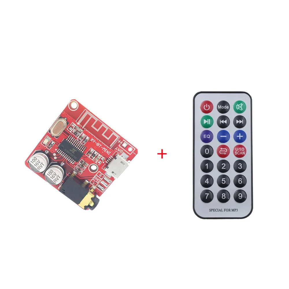 

Bluetooth Audio Receiver board Bluetooth 5.0 mp3 lossless decoder board Wireless Stereo Music Module MP3 Remote Controler