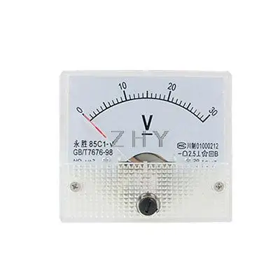 

Analogue 30V DC Voltage Needle Panel Meter Voltmeter