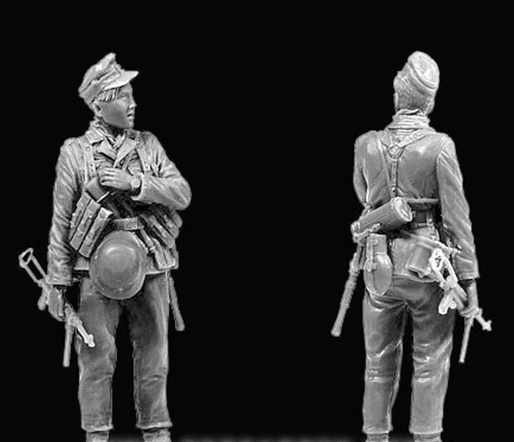 1/35 масштаб Неокрашенная смола фигурка боевой отряд 5 фигурок GK фигура