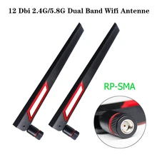 

PAYEN 12 Dbi Dual Band Wifi Antenne 2.4G 5G 5.8Gh Rp Sma Mannelijke Universele Antennes Versterker Wlan Router Antenne Booster