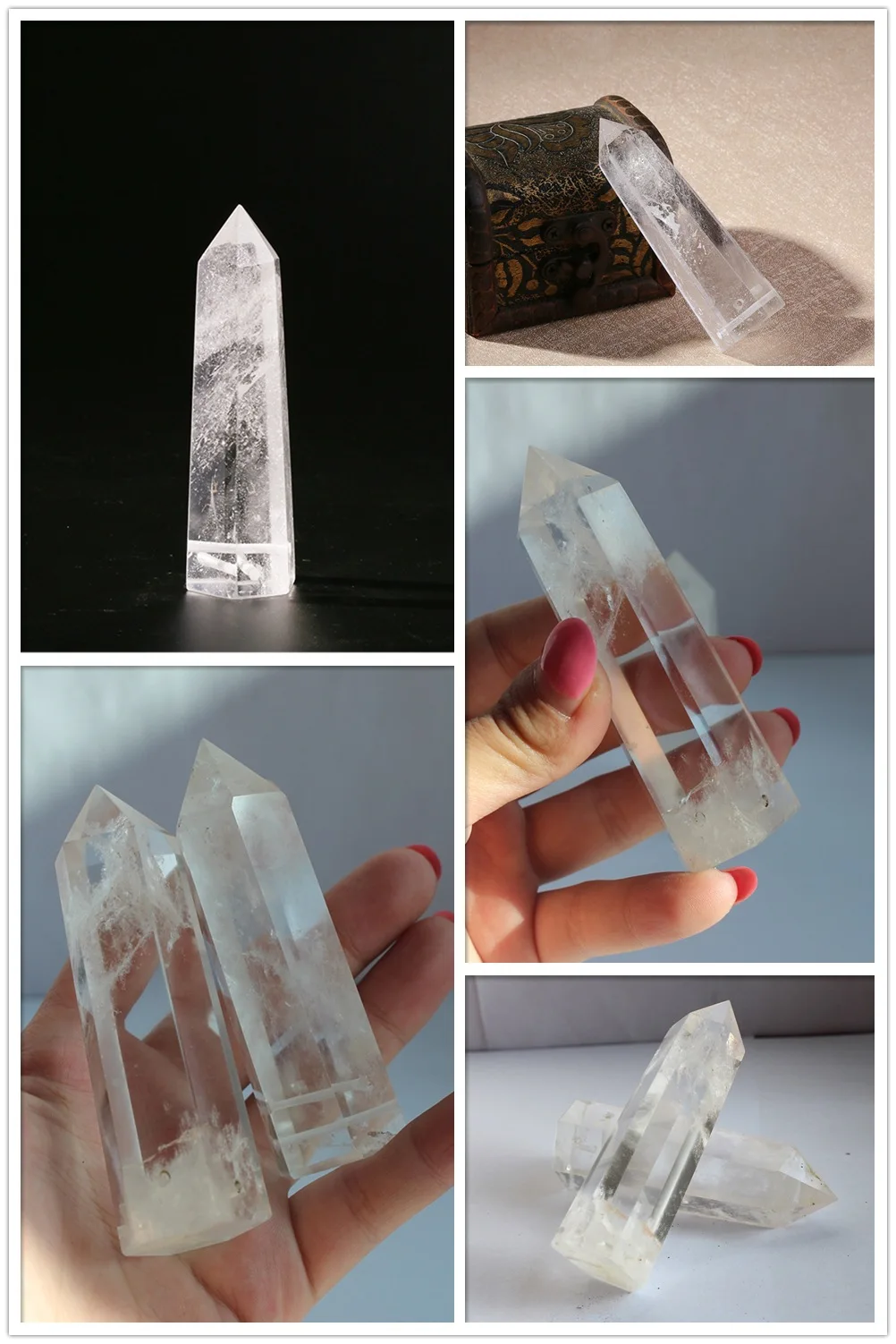 Натуральный Лазурит кварцевый кристалл эликсир бутылка для воды обелискатель