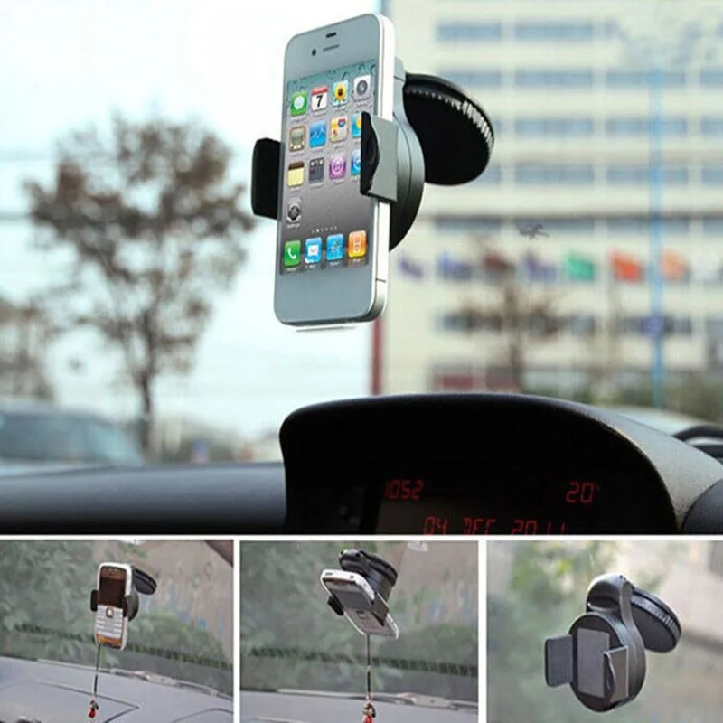 

1pcs 360 Rotatable Car Windscreen Suction Cup Mount Mobile Phone Holder Bracket Stand