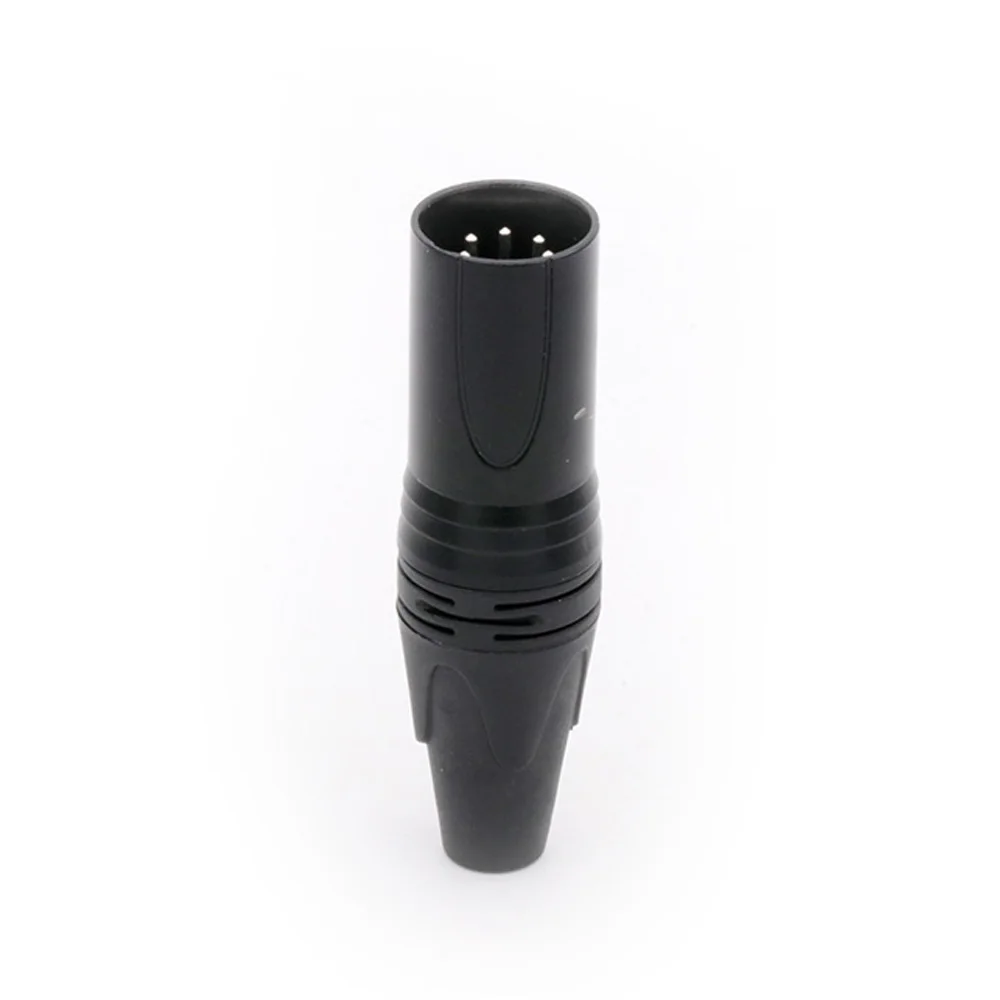 5 핀 XLR 수 플러그 커넥터, 니켈 도금 5 극 XLR 플러그 마이크 잭, 마이크 케이블 단자 오디오 커넥터, 10 개
