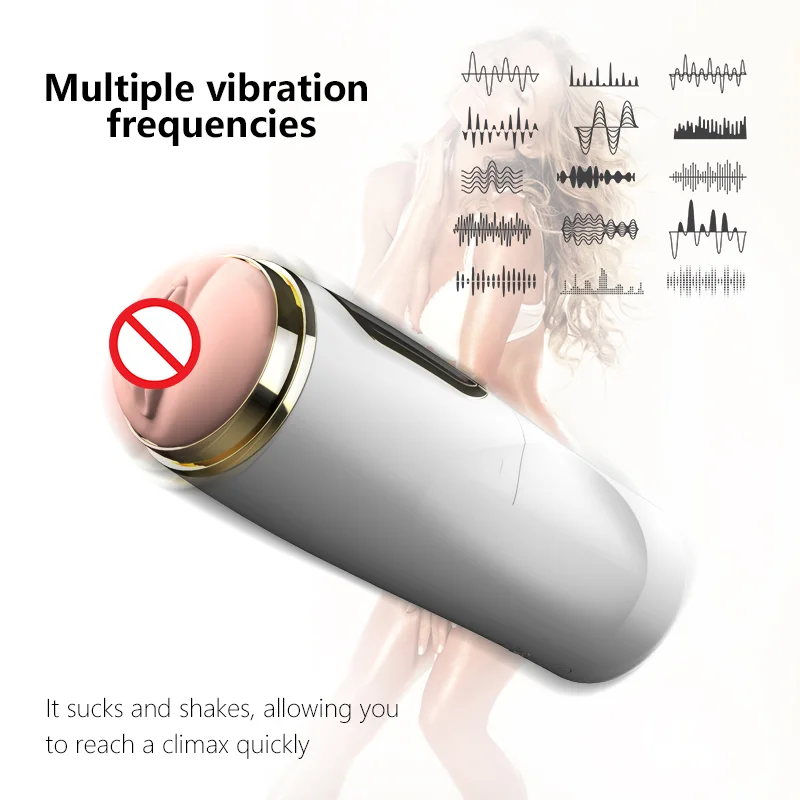 Heating Automatic Telescopic Male Masturb Cup Vagina Blowjob Vacuum Pussy Sex Toys For Men Endurance Exercise Masturbator
