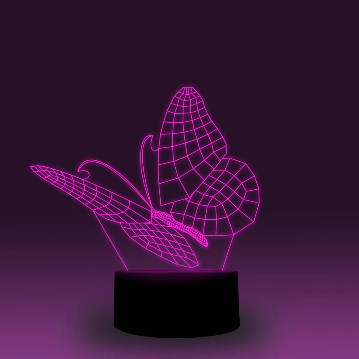 NiteApps 3D бабочка светодиодный ночник настольная лампа Иллюзия подарок на день рождения приложение/сенсорное управление