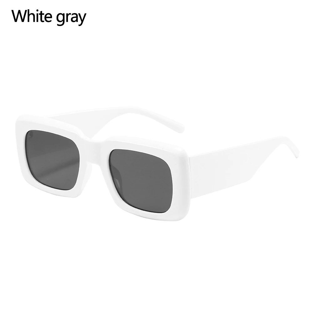 Retro Gradient Rectangle Sun Glasses Wide Leg Square Sunglasses for Women Men Hip Hop UV400 Eyewear Shades kids Helmet Motorcycle Helmets & Protective Gear