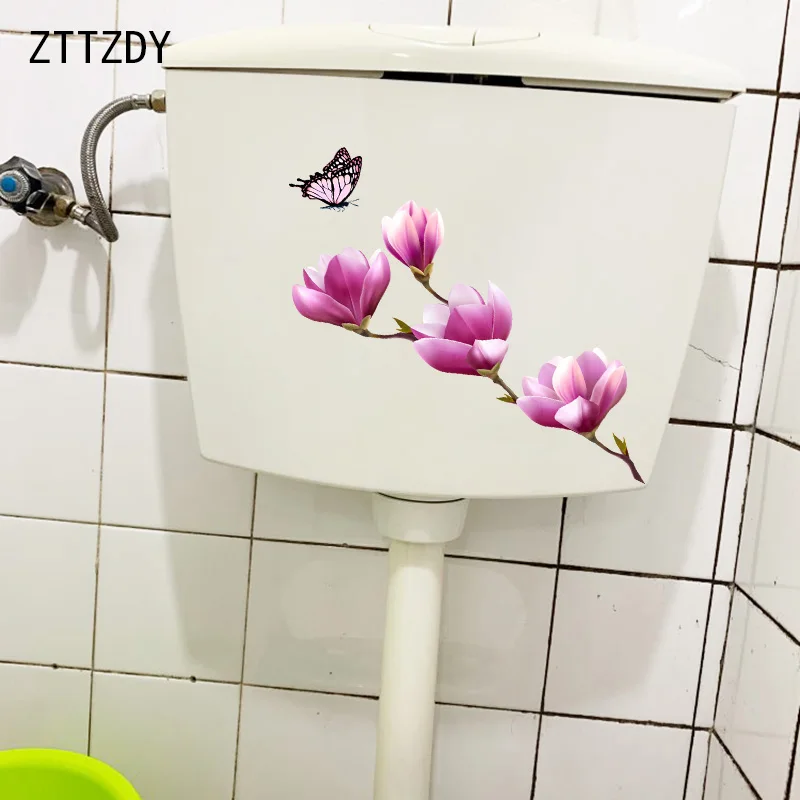 ZTTZDY 28 3 см × 10 6 ветка магнолии моды ванная комната туалет украшения дома настенные