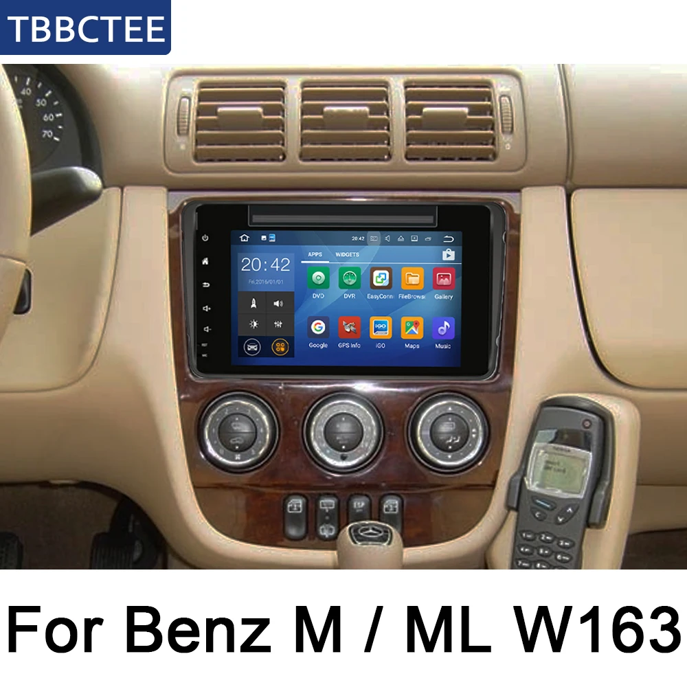 Для Mercedes Benz M/ML W163 1998 ~ 2002 NTG автомобильный dvd-плеер ips lcd экран gps навигация Android система Радио Аудио Видео Стерео Для Mercedes Benz M/ML W163 1998 ~ 2002 NTG автомобильный dvd-плеер ips lcd экран gps навигация Android система Радио Аудио Видео Стерео