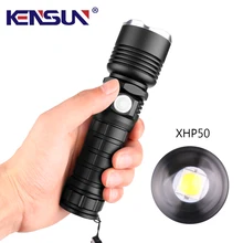 

Powerful XHP50 Led Flashlight Zoomable 5 Modes Hard Light Waterproof Usb Rechargeable Aluminum Alloy Torch