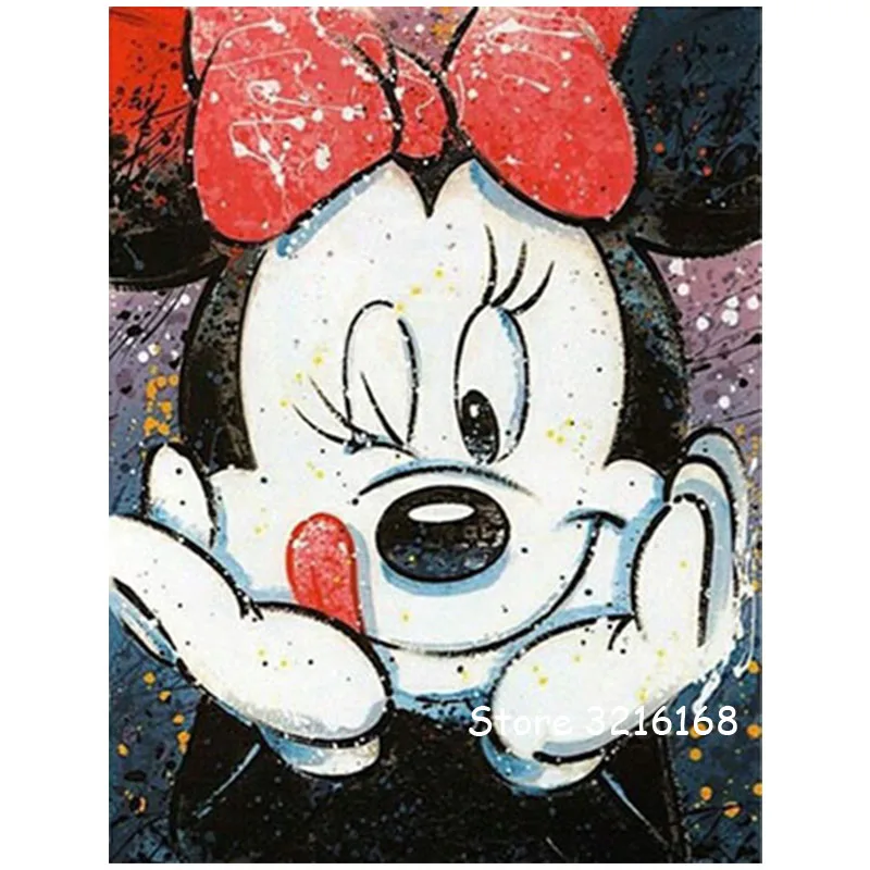 

5D DIY Diamond Painting Full Square/Round Drill "mouse" Diamond Painting 5D Embroidery Cross Stitch gift Home Decor Gift D44