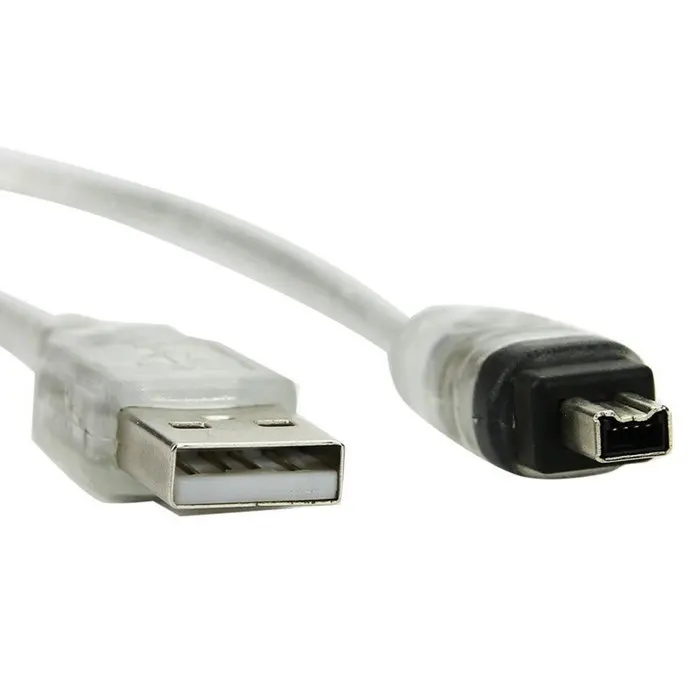 Дата-кабель USB (штекер)/Firewire IEEE 1394 (штекер), 100 см, 4 ...