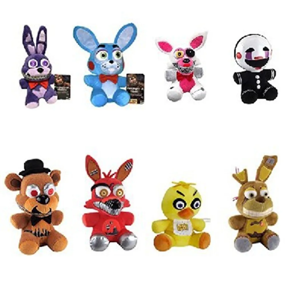 Младшие набивные игрушки Fnaf плюшевый медведь куклы мишка тедди пять ночных