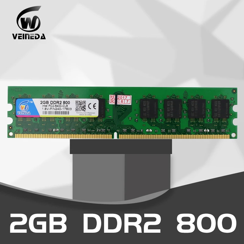 Mem ria Veineda Ddr2 2gb 4gb 800mhz Dimm 1 8 Pinos 667 V Cl6 
