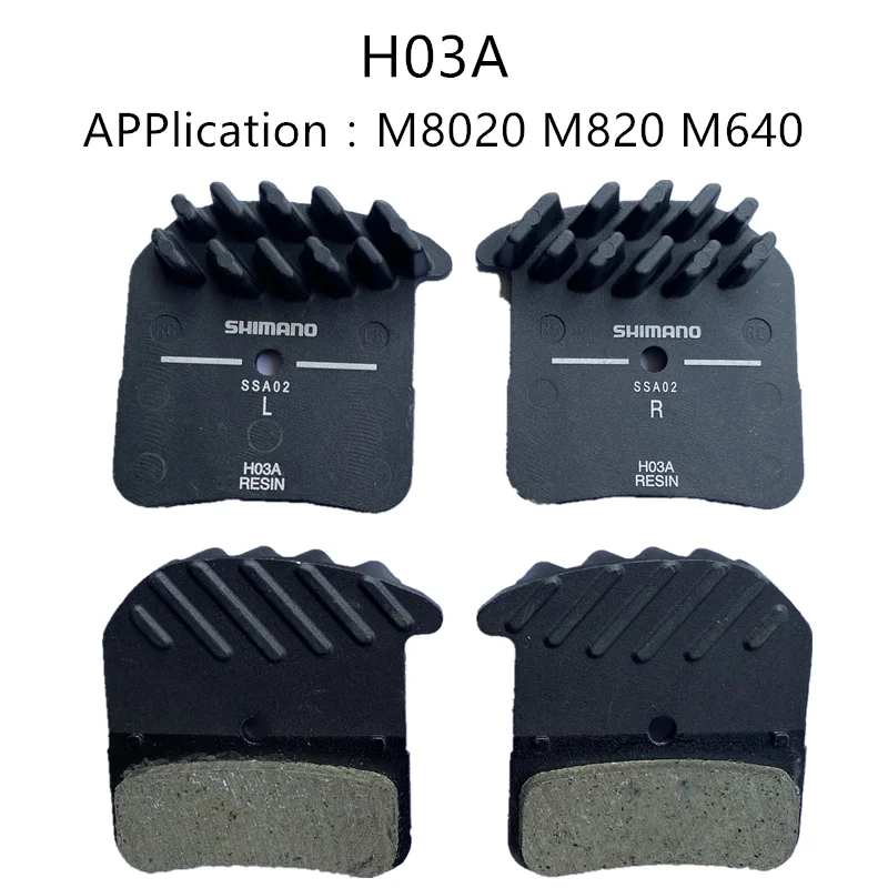 H01A колодки DEORE XT SAINT ZEE H03A H03C D03S D01S охлаждающий плавник Ice Tech тормозные Mountain M8020 M820 M640