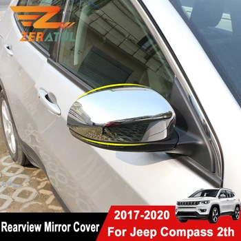 

Zeratul Car Rearview Mirror Protection Cover Exterior Rear View Mirror Stickers for Jeep Compass 2017 - 2020 Accessories