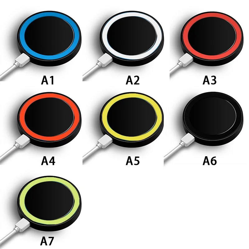 

Mobile Phone Qi Wireless Charger Wireless Universal Charger Portable Thin Charging Pad Cell Phone Accessories Low Power