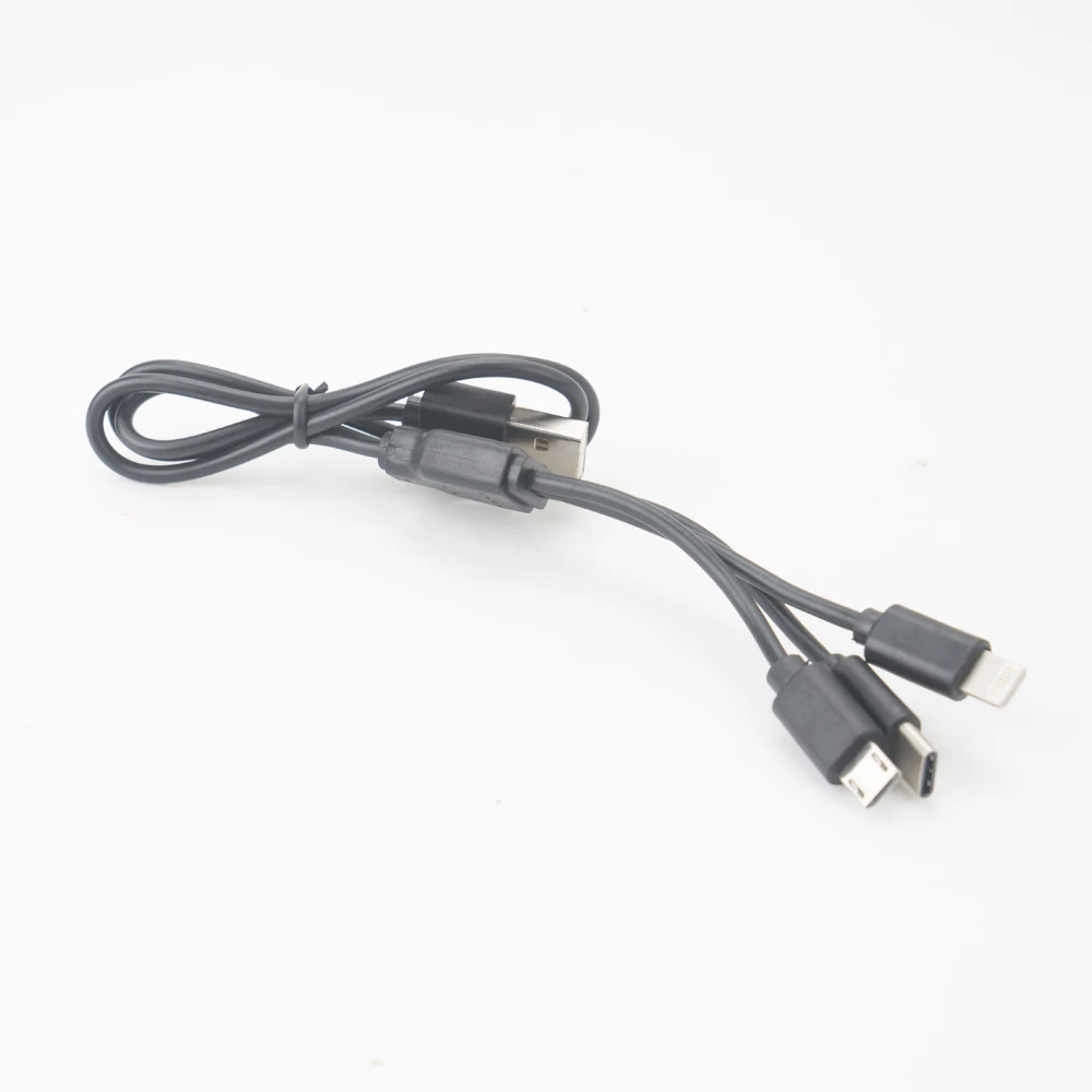 VIPATEY 3 в 1 USB кабель для iPhone 11 XS Max XR X Быстрая зарядка 2.4A Micro type C кабель для мобильного телефона для samsung Xiaomi huawei
