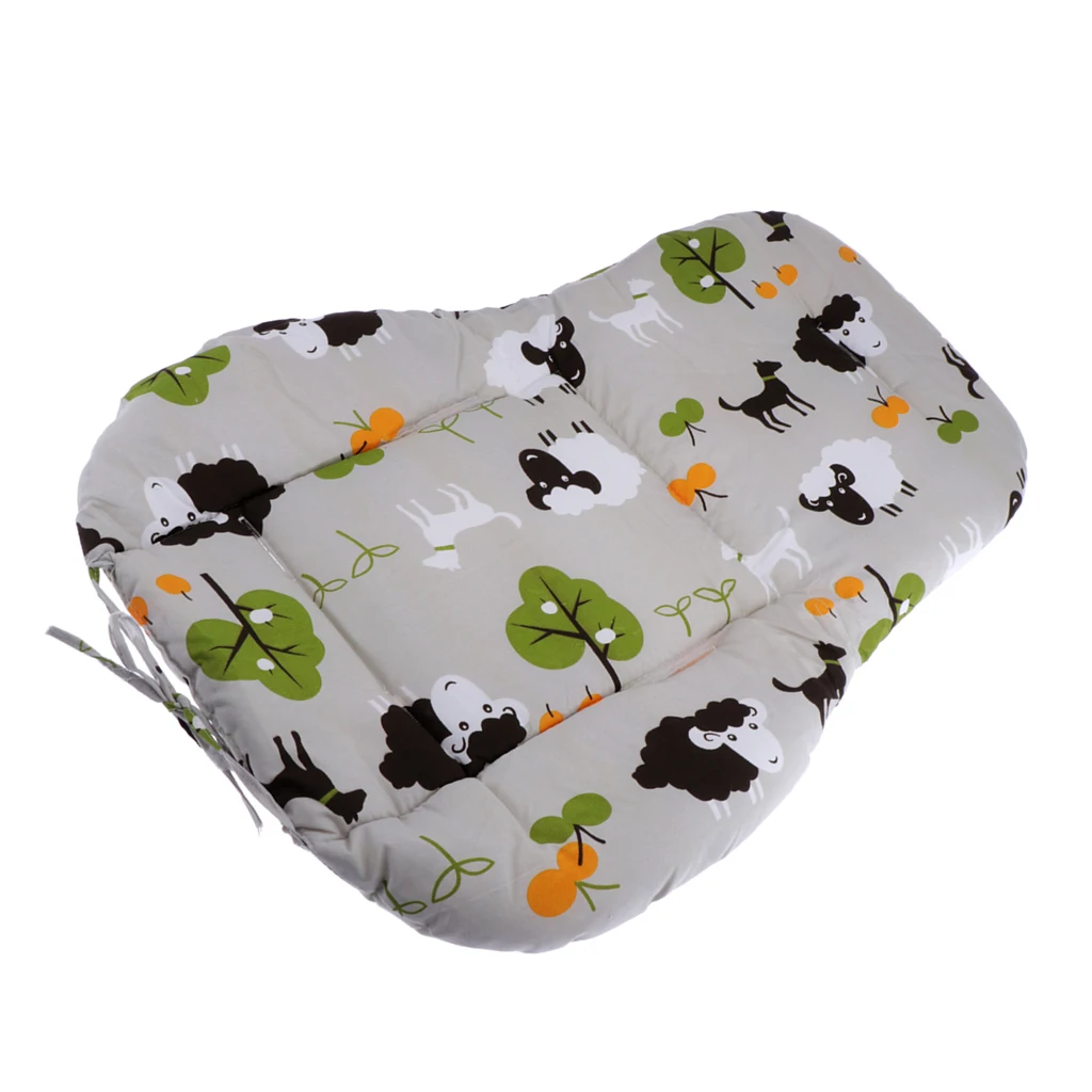 High Chair Pad, Baby Stroller Highchair Seat Cushion Protector Film Breathable Pad (Cute Animal Pattern)