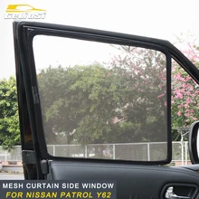 GELINSI для Nissan Patrol Y62 7 шт. авто-Стайлинг сетка занавеска боковое окно солнцезащитные очки отделка Чехлы интерьерные аксессуары