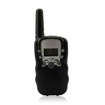 

T388 Walkie Talkie Multifunctional Child Walkie Talkie Parent Child Interaction Artifact One Touch Call Function Black