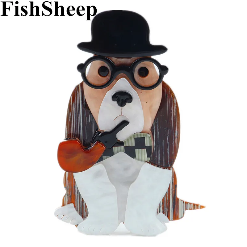 Женская Брошь в виде сигареты FishSheep с очками | Украшения и аксессуары