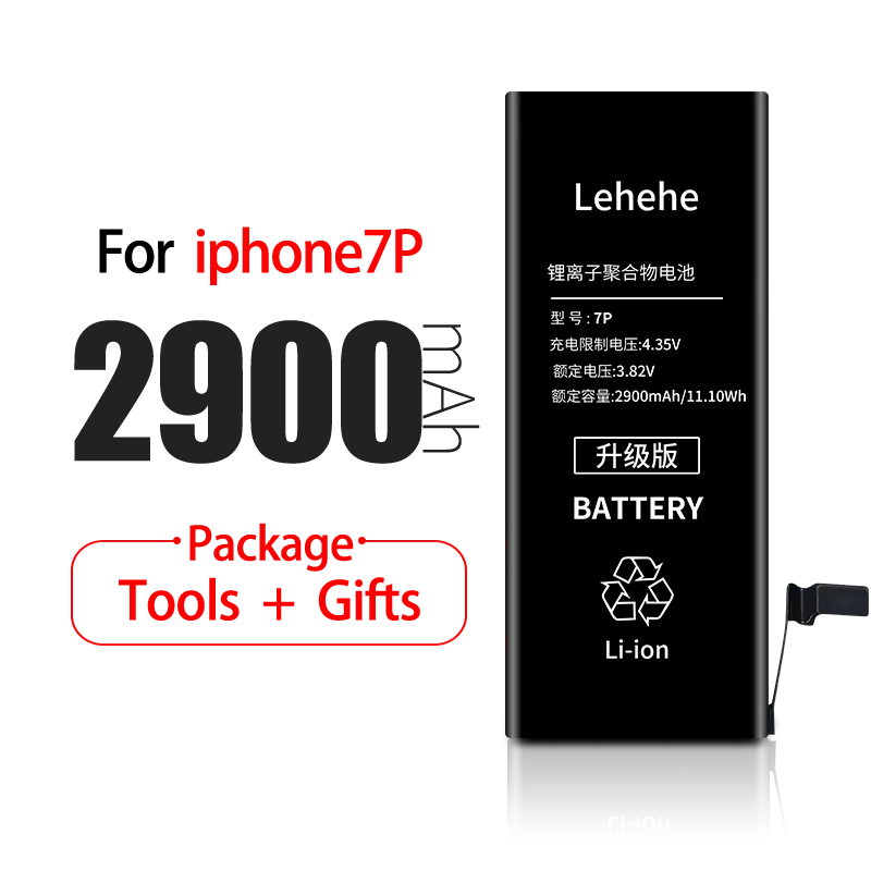 Оригинальная батарея lehehe для iphone 7 7 plus, высокая емкость, версия 0, сменная батарея с инструментами, подарок - Цвет: For iphone 7Plus