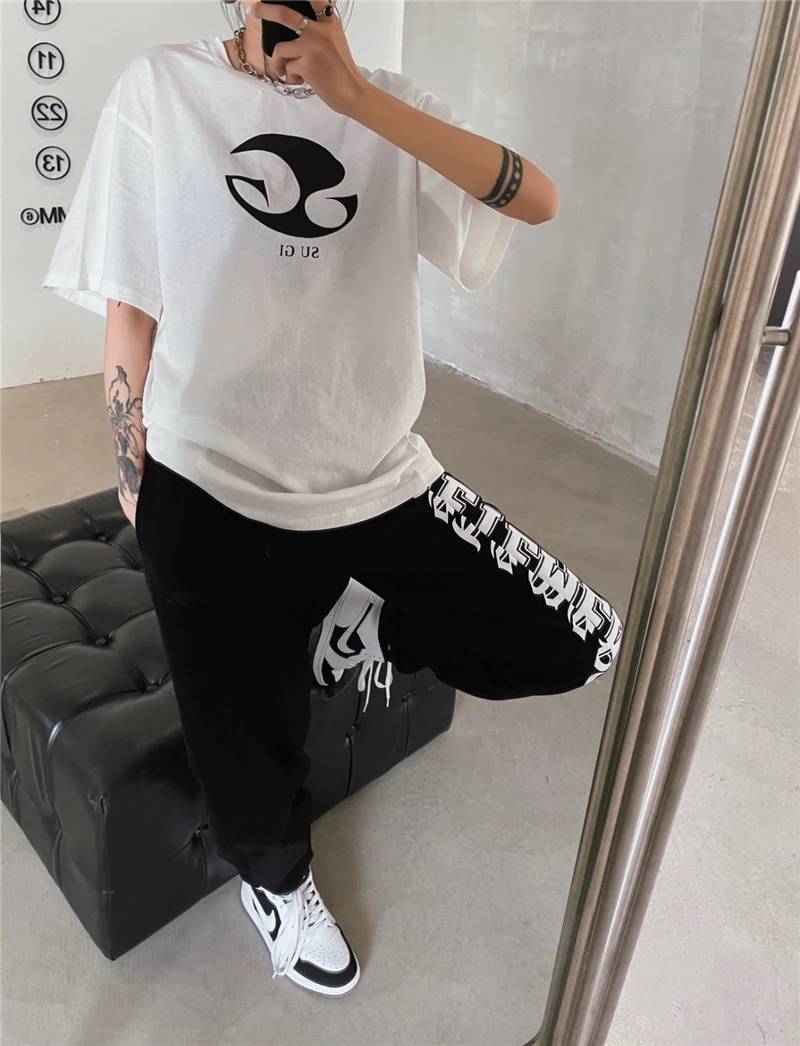 Embroidery Vetements Patchwork Pants 1 