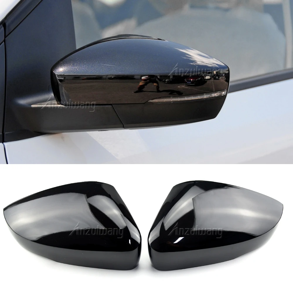 Black AD-Cover ® Mikrokuntur with mirror pockets for VW Polo ab 2002