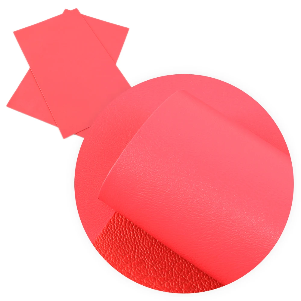20*34cm Solid Color Double Side Synthetic Leather,DIY Handmade Materials For Making Crafts,1Yc6271