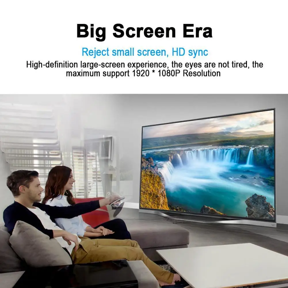 Двухъядерный HD беспроводной экран проектор Мобильный Телевизор с экраном Hdmi видео передатчик 4K Apple Android автомобильный монитор для Youtube