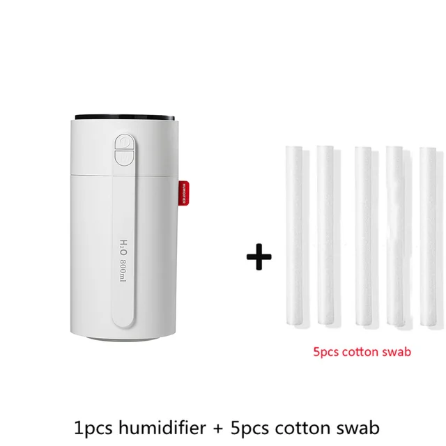 800ml Wireless Aromatherapy Diffuser Humidifier 2000mAh Battery Rechargeable Essential Oil Diffuser Air Humidifier For Home Car BB