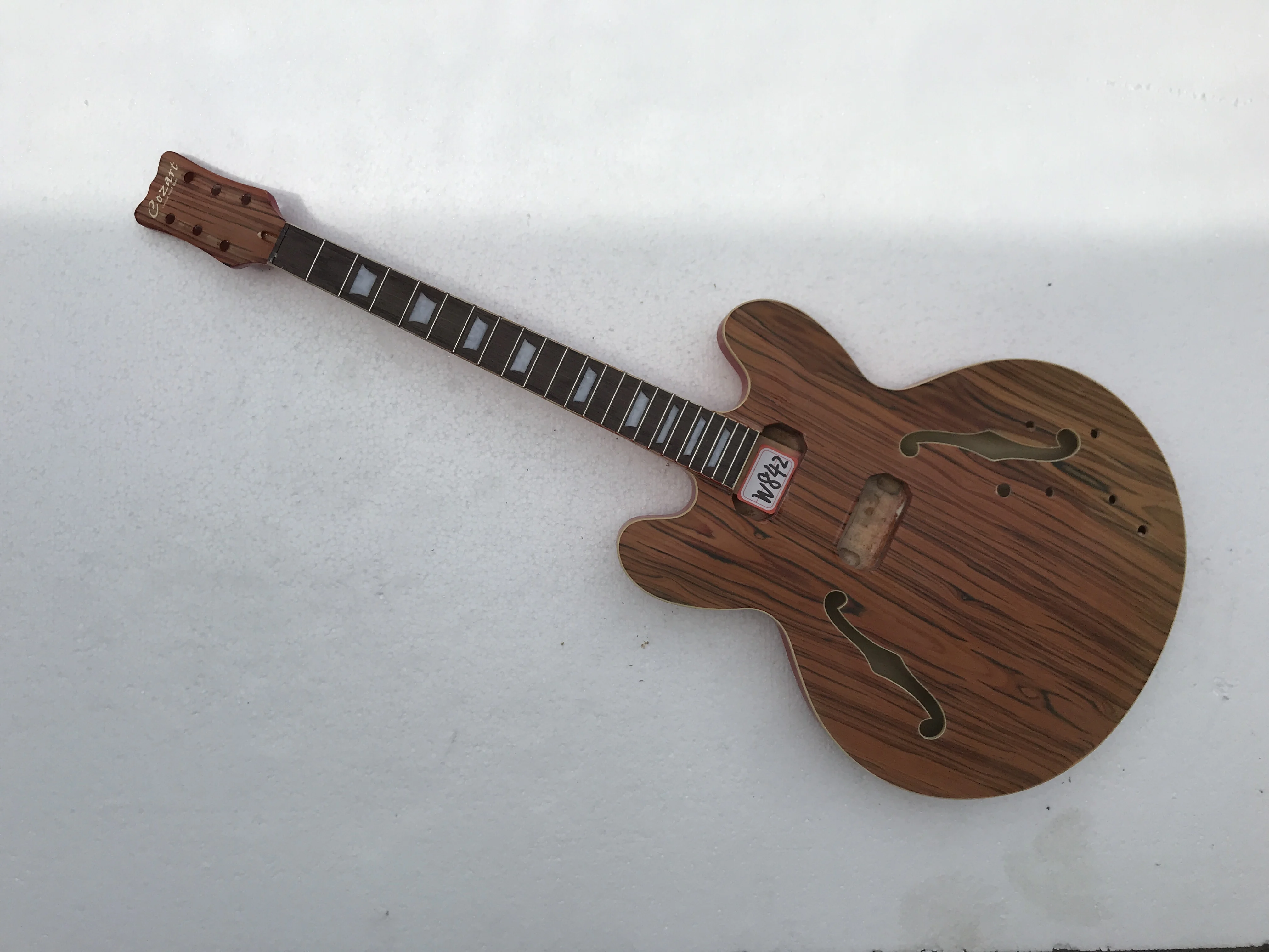 Diy (not New)discount Electric Guitar Jazz Without Hardwares In Stock