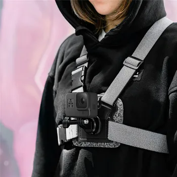 

Adjustable Chest Strap Belt Band Camera Mount Adapter for GoPro for Xiaomi Yi 4K for Sjcam for DJI Osmo Action Camera