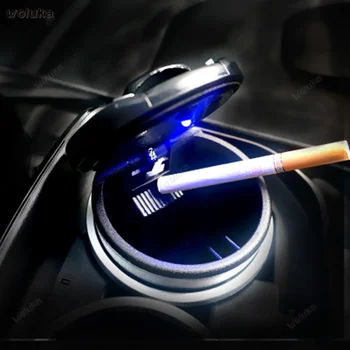 

Car ashtray with lid inside car LED lamp ash tank with lid interior supplies universal CD50 Q04