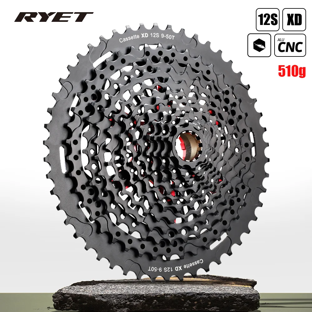 MTB 12 Speed 9 50T Cassette XD Sprocket Black 9 50 Steel Cassette e13