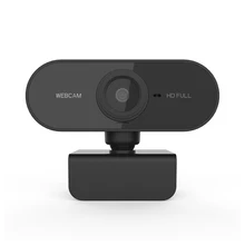 1080P HD Webcam with Mic Rotatable PC Desktop Web Camera Cam Mini Computer WebCamera Cam Video Recording Work