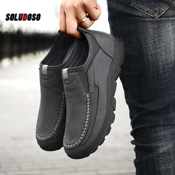 

Men Casual Shoes Loafers Sneakers 2019 New Fashion Handmade Retro Leisure Loafers Shoes Zapatos Casuales Hombres Men Shoes
