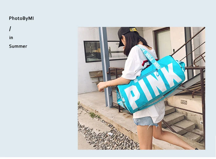 New Fashion Travel Bag Luggage Cubes Travelling Shoulder Bags Nylon Pink Man Sport Bag For Gym Women Large Travel Bag Organizer