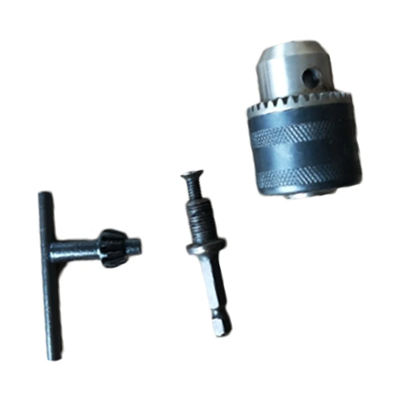 

1.5-10mm Handle Drill Chucks 24UNF 1/4 Hex SDS Shank Drive Converter Adapter Set