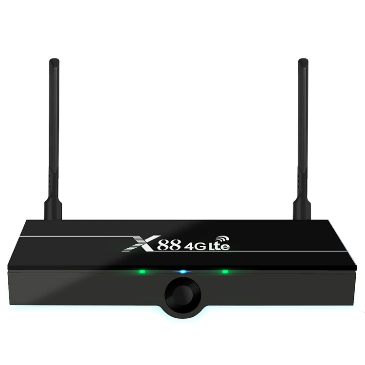 ТВ приставка X88 4G Lte Android 7,1 поддержка 4G Nano SIM карты 2 Гб 16 Гб Rockchip Wifi 4K Google Play Store Youtube телеприставка 4GLte - Цвет: X88 2G16G