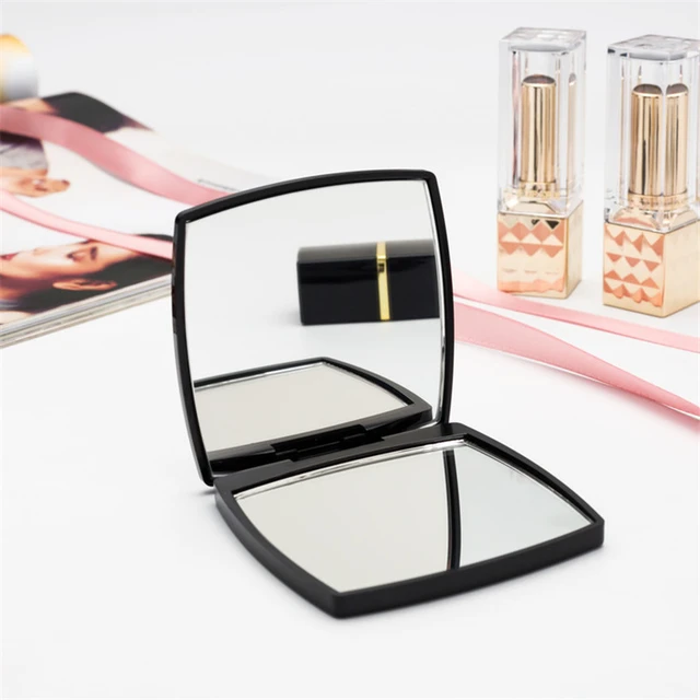 Chanel 2.75 Miroir Double Facettes Makeup Mirror Duo with Pouch